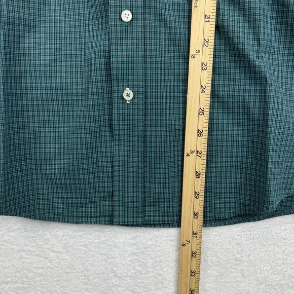 Cinch Mens Long Sleeve Button Down Plaid Shirt Green Black Size L‎ - Picture 5 of 8